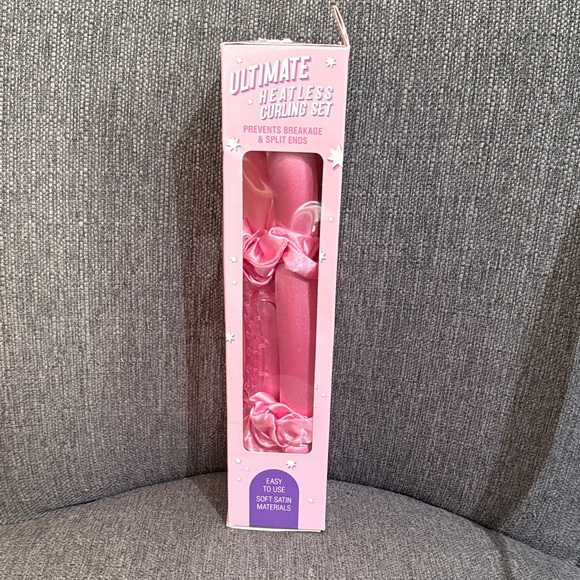 NIB Ultimate 4 Piece Heatless Curling Set-Pink - Picture 4 of 6